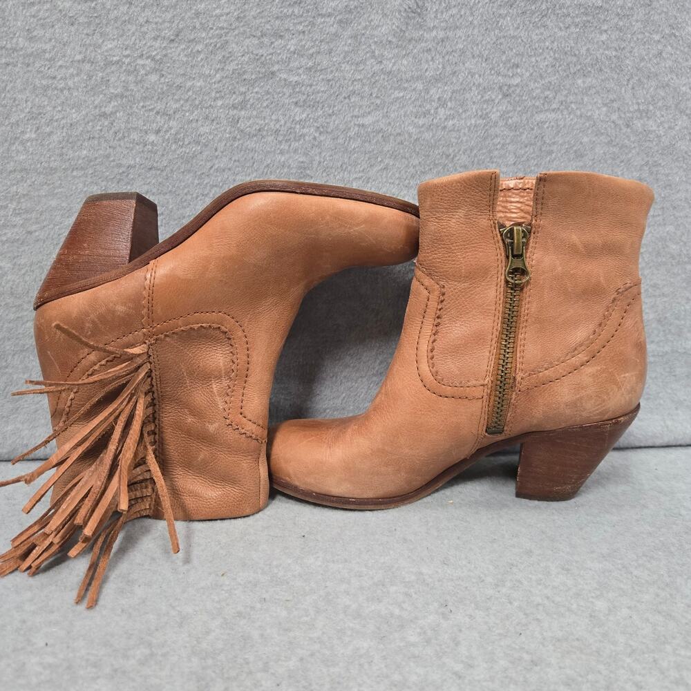 Sam Edelman Louie Fringe Boots Size 7 - Picture 7 of 9